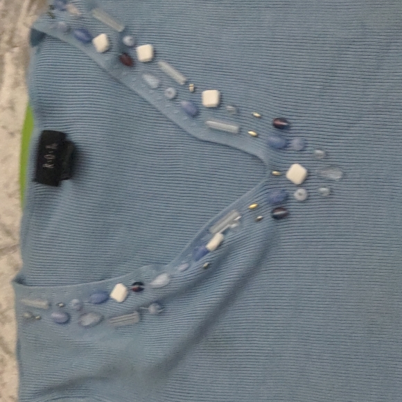 R.O.T. LIGHT BLUE EMBEDDED DESIGN  SHORT SLEEVE (L) - Picture 3 of 5